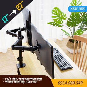 Giá Treo Màn Hình 2 Giá Đỡ Ergotek EZ2 (17-27 inch)