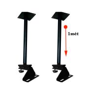 GIÁ TREO LOA THẢ TRẦN XOAY 360 ĐỘ (LOẠI TI DÀI 1 MÉT)