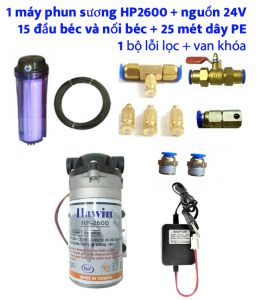 Máy Phun Sương Hawin HP-2600 (trọn bộ)