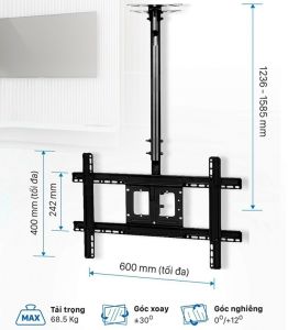 Giá treo TiVi thả trần Daikiosan DP256