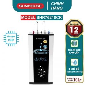 Máy lọc nước R.O nóng lạnh SUNHOUSE SHR76210CK 10 lõi