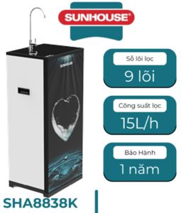 Máy lọc nước R.O SUNHOUSE SHA8838K 9 lõi