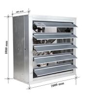 Quạt thông gió vuông cánh inox Ha.winco HSB 1000