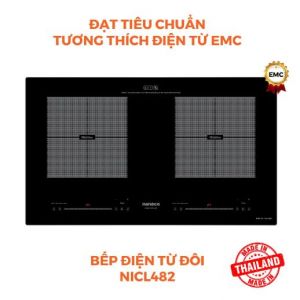 Bếp điện từ đôi Nanoco model NICL482