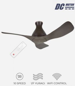 Quạt trần DC 3 cánh điều khiển bằng Wifi KDK E48HP